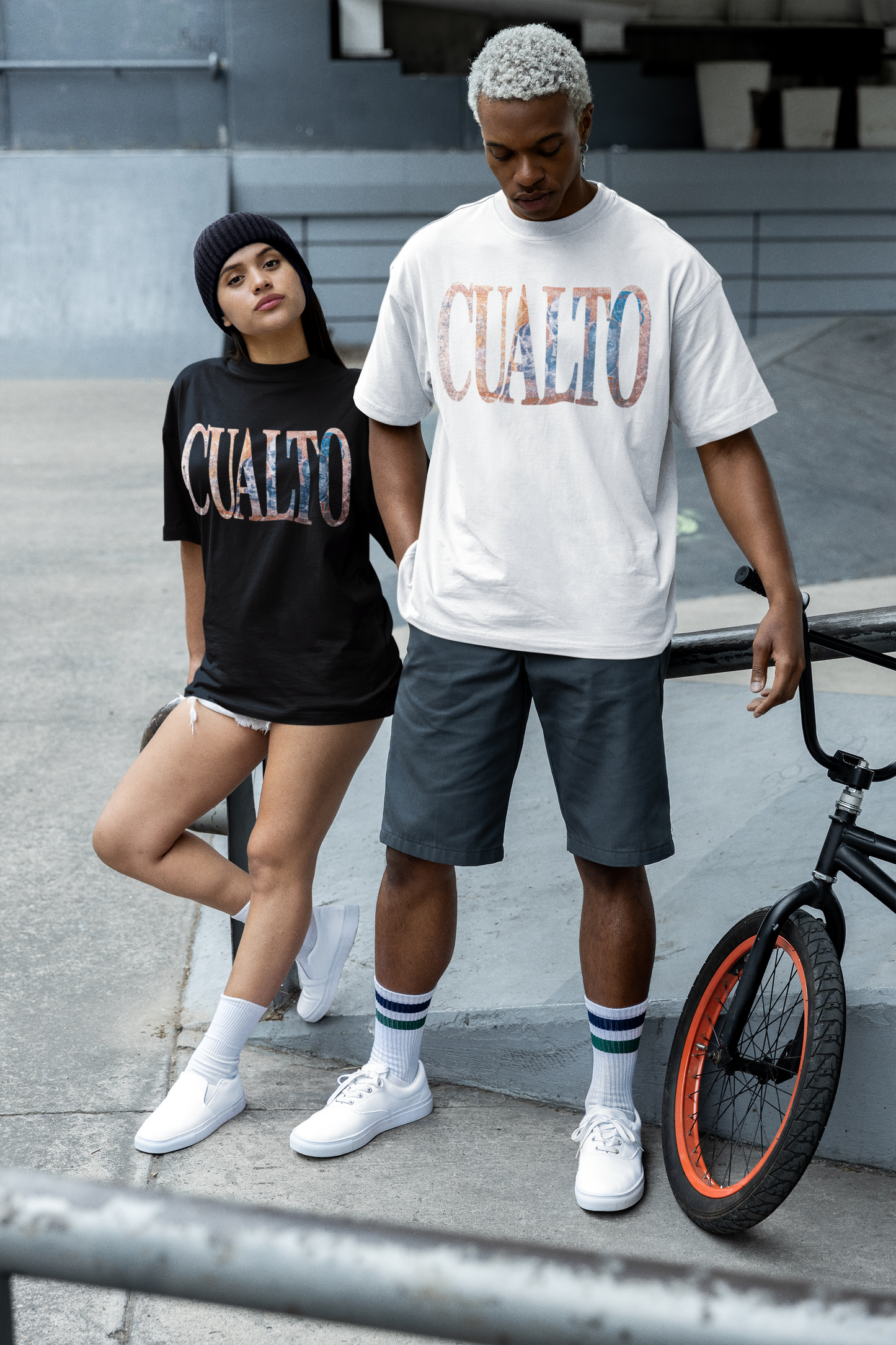 Black and white shirt with money print