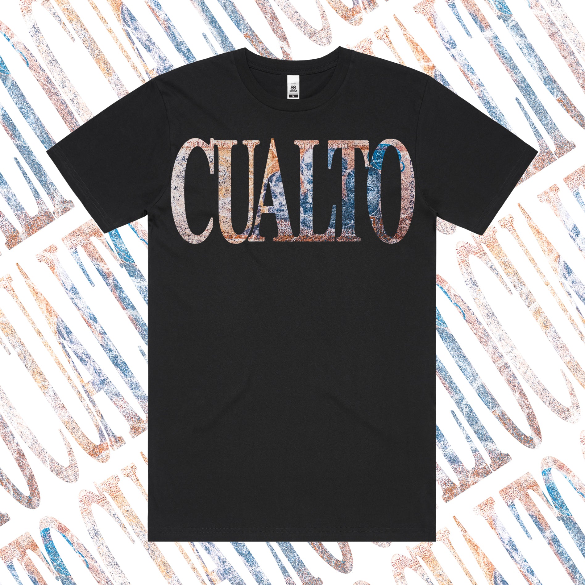 Black Shirt with money print