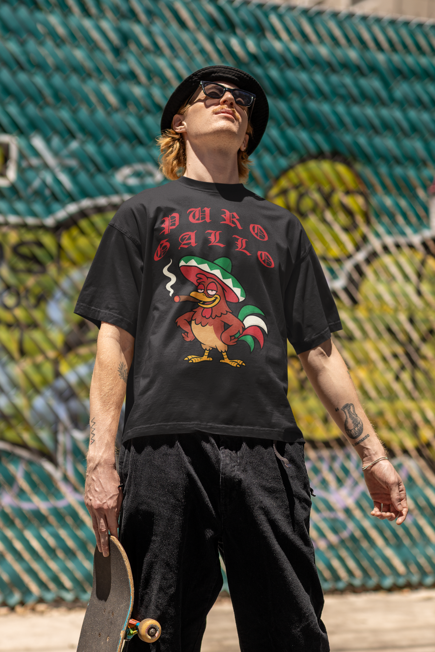 Puro gallo Funny Graphic tee